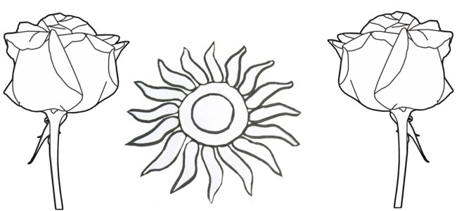 calendar image "flowers"