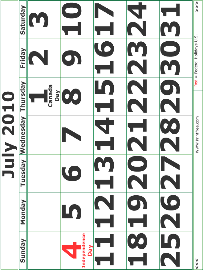 calendar image