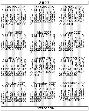 small 2027 gif calendar