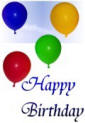 Birthday Balloons Birthday card