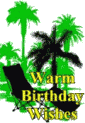 Tropical Birthday card