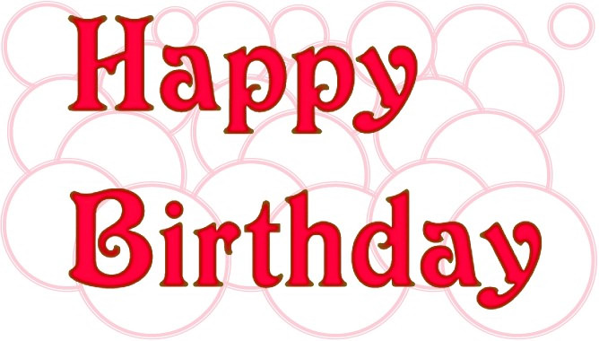 Bubble Happy Birthday