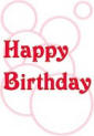 Birthday Card text image
