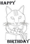 kids coloring card