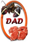 Dad steak and lobster