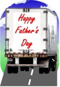 Happy Fathers Day semi truck