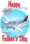 Happy Fathers Day airplane