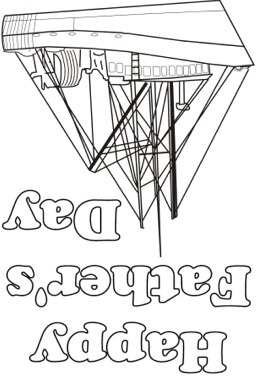 ship coloring card image