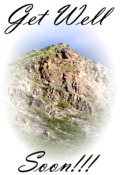 Get Well decoration mountain