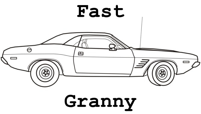 Grandpa farm half fold card image