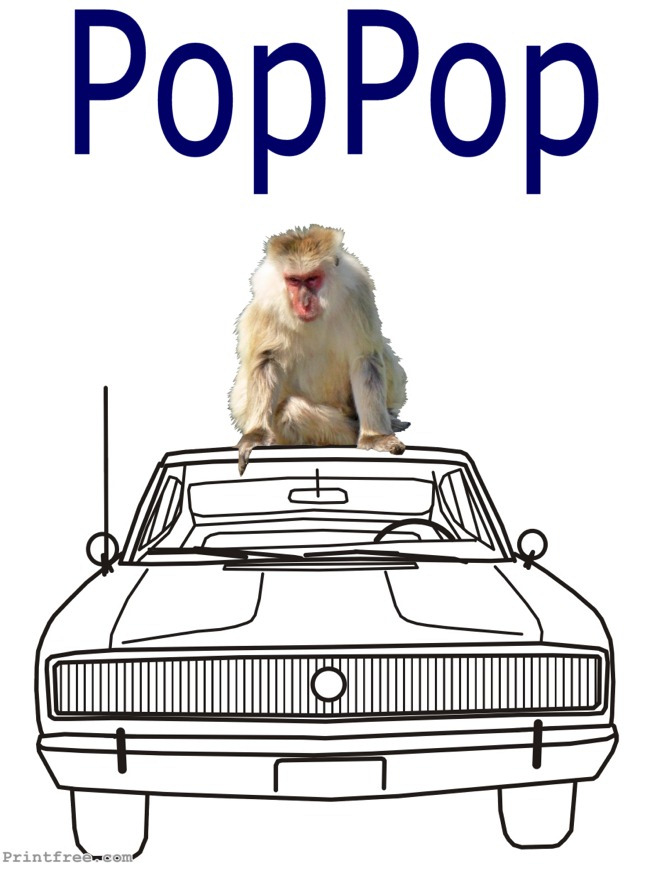 Muscle car decoration large image