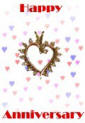 Heart Jewelry Anniversary Card