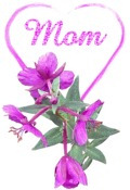 Mom purple flowers