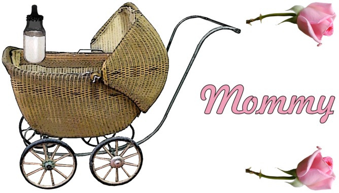 Pink Mommy baby buggy