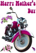 Happy Mothers Day motorcycle