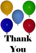 Thank You image balloons