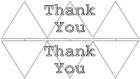 Thank You card image black and white