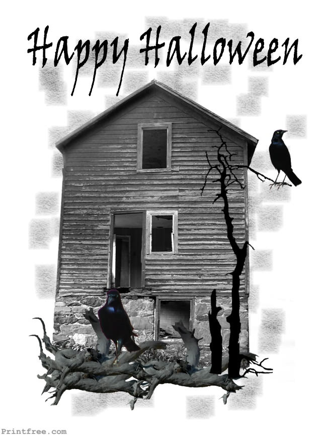 Halloween Decorative Print