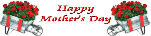 Happy Mothers Day Flower Carts flyer banner