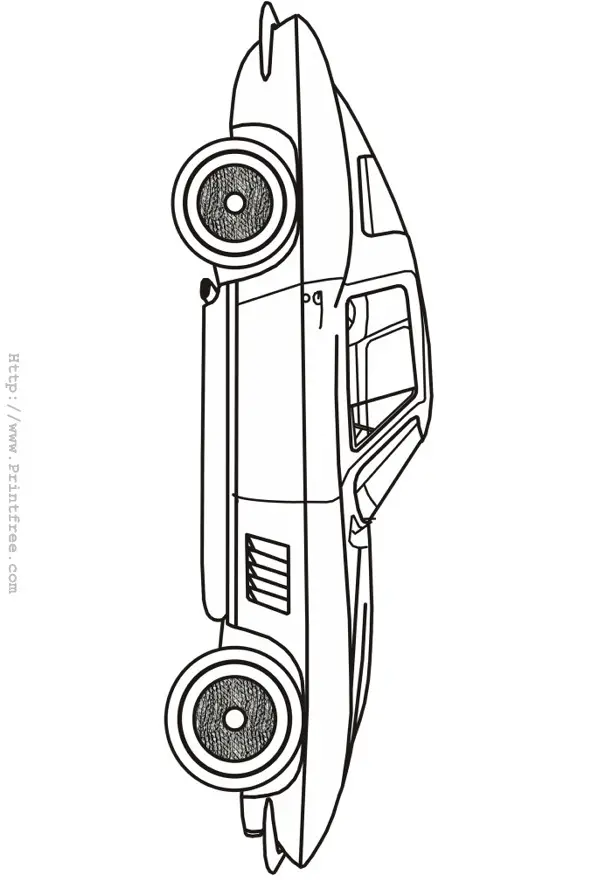 Mid sixties Corvette outline image