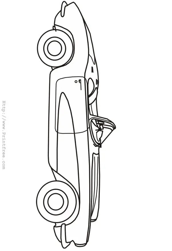 Early sixties Corvette outline image