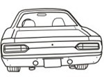 Muscle Car Rear 