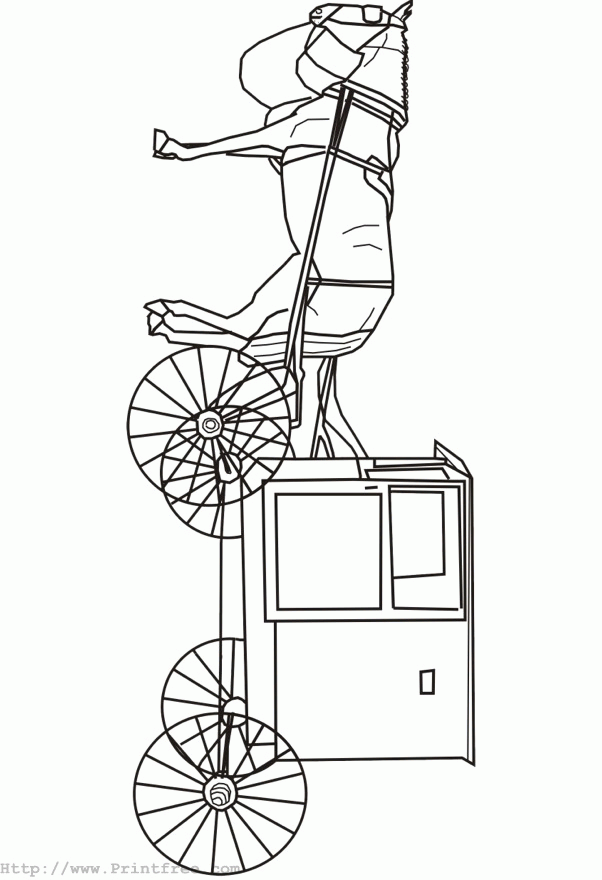 Horse & Buggy outline image