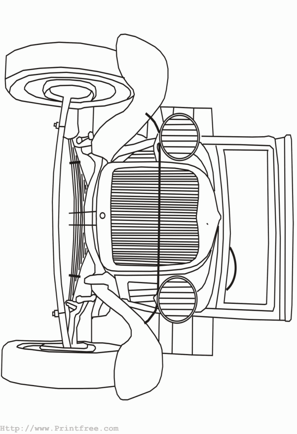 Antique Truck outline image